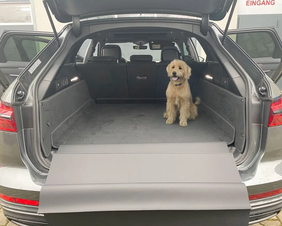 Hund Kofferraumschutz Audi A6 Avant Hybrid C8 ab 2018 - Kofferraumschutz für Hunde - Kofferraumwanne von CargoCover - Produktbild 1