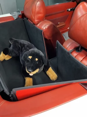 Hund Rückbankschutz Mercedes-Benz SL (R107) (1972 bis 1989) - Rückbankschutz für Hunde - Rücksitzbank von CargoCover - Produktbild 1